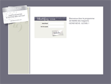 Tablet Screenshot of genevievelethu-portail.aquitem.fr